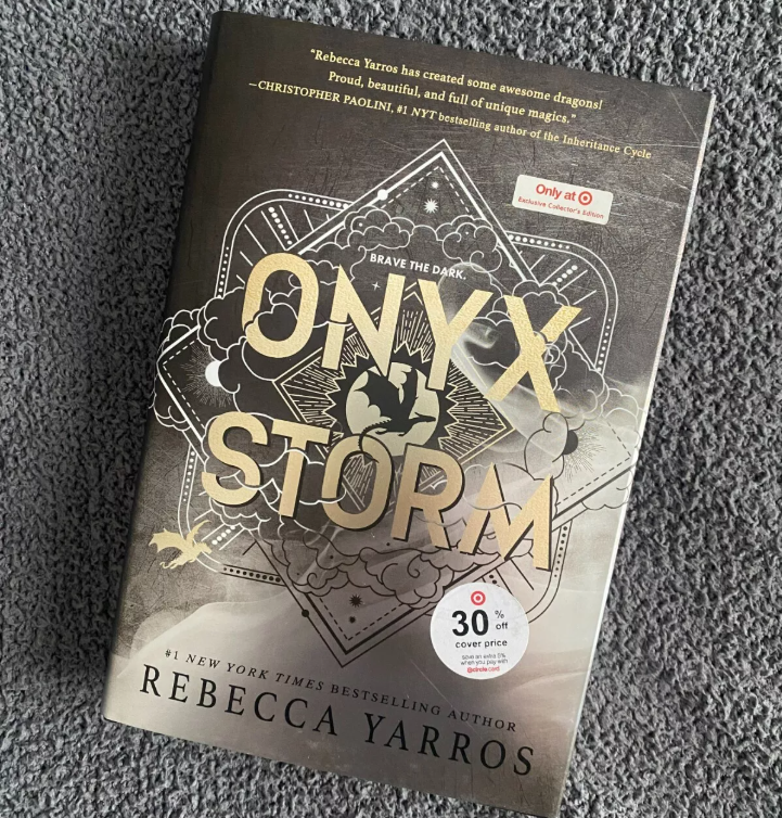 Onyx Storm - Target Exclusive Edition - by Rebecca Yarros Hardcover NEW