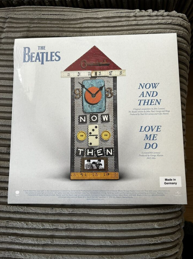 The Beatles Now And Then FANS FIRST SPOTIFY 10 Inch Vinyl RARE SOLD OUT Sealed